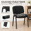Homcom HOMCOM Meeting Chair with Stackable, Padded Seat, Black 5