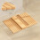Homcom HOMCOM Bamboo Sofa Arm Tray, Foldable Anti-Slip Armrest Tray for Drinks 3
