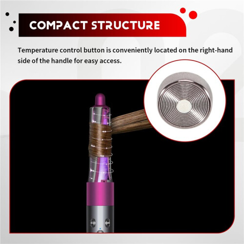 Temperature Control Button for  Airwrap Hair Styler HS01 Button Replacement Parts 2