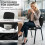 Homcom HOMCOM Meeting Chair with Stackable, Padded Seat, Black 3