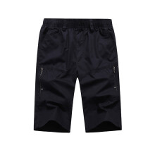 (Black,XL)Herren Cargohose aus Baumwollmischung mit Wasserwäsche für lässige Wochenendausflüge