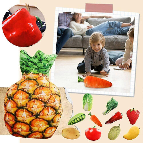 (I) 20CM Artificial Realistic Simulation Vegetables Model Grilled Fruits Vegetables