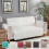 (coffee) Quilted Couch Covers Armchair Covers Slipcovers Protector Machine Washable 2