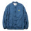 (3XL, navy) Vintage Single-breasted Flax Man Plus Size Coat 3