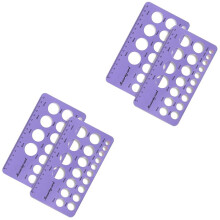 Flange Silicone Nipple Ruler Flange Size Nipple Measuring Ruler Nipple Soft Silicone Flange Sizer, Breast Pump Size Tool