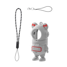 STARTRC for GO 3 Camera Silicone Case Spaceman Silicone Protective Cover Anti-Drop Body Protector Grey