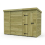 10 x 4 Pent Shed Tanalised (Single Door, No Windows) 2