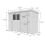10 x 4 Pent Shed Tanalised (Single Door, No Windows) 4