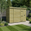 10 x 4 Pent Shed Tanalised (Single Door, No Windows) 1