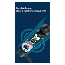 Wireless Headphones, Music HiFi Stereo Headphones, Noise Cancelling Sports in-Ear Headphones with Microphone