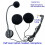 Motorcycle Helmets Intercom Mic Headset 2 Speakers 32Ω Microphone for Half-Motorcycle Helmet Elbow Plug 2