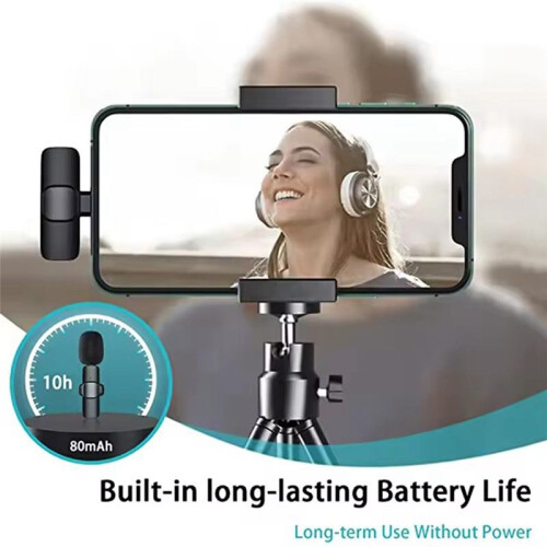 Wireless Microphone for  , Wireless Microphone for Video Recording, Game Live Streaming, Interviews 1