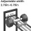 3-Tier Adjustable Dumbbell Rack Storage Stand Weight Heavy Duty Wide 5