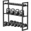 3-Tier Adjustable Dumbbell Rack Storage Stand Weight Heavy Duty Wide 1