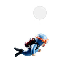 Accessoires pour aquarium au design de dessin animé, compagnon de jeu sous-marin pour des heures de divertissement aquatique en toute sécurité,