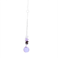 Boules de cristal élégantes pour la décoration intérieure et extérieure, ornements en cristal aux reflets magnifiques, parfaits pour les