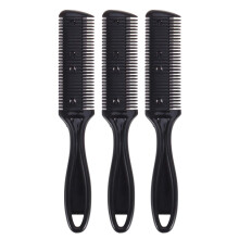 Outil de coupe de cheveux polyvalent, lame en acier inoxydable pour une performance durable, peigne rasoir léger offrant confort et précision, 3B