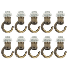 Crochets de suspension robustes pour lustre, crochets décoratifs en fonte antique style vintage, alliage de zinc, décoration parfaite pour la