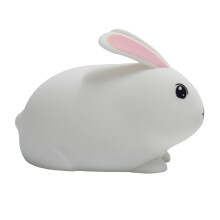 Veilleuse pour chambre d'enfant en silicone souple avec commande tactile facile, rechargeable, idéale pour décorer la chambre. Cadeau pour enfants.