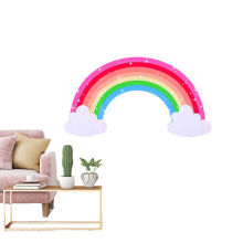 Adesivos de parede coloridos com estampa de arco-íris, estilo boho, para aplicação em superfícies lisas, removíveis e à prova d'água, 34