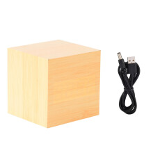 Réveil moderne en bois, design minimaliste et élégant pour la maison ou le bureau, matériau de qualité supérieure non toxique, commande vocale,