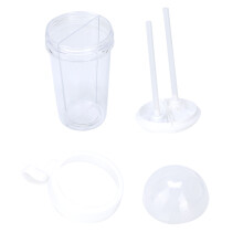 Gobelet de voyage double usage, étanche, 420 ml, portable, fabriqué avec des matériaux de qualité supérieure, nettoyage rapide, poignée en