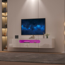 Floating TV Stand for 37 43 55 65 70 inch TV