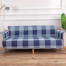 (E) 1/2/3 Seater Printed Quilted Anti-slip Couch Cover Protective Covers Livingroom