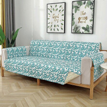 (F) 1/2/3 Seater Printed Quilted Anti-slip Couch Cover Protective Covers Livingroom