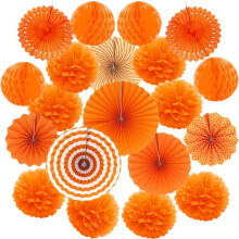 Accessoires chics pour événements, éventails en papier suspendus pour une décoration créative, guirlandes pour une touche de fantaisie