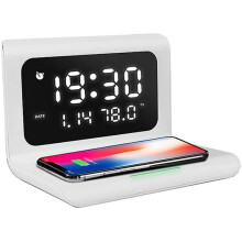 Chargeur sans fil rapide et innovant pour recharger rapidement vos appareils, réveil intelligent avec chargeur magnétique pour téléphone