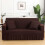 (Color 6) Sofa Skirt Covers Elastic Solid Color Slipcovers Chair Protector 1/2/3/4 Seater 1