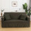 (Color 5) Sofa Skirt Covers Elastic Solid Color Slipcovers Chair Protector 1/2/3/4 Seater 1
