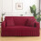 (Color 4) Sofa Skirt Covers Elastic Solid Color Slipcovers Chair Protector 1/2/3/4 Seater 1