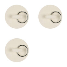 3X Tappo per Lavabo nel Gomma Bianca da 2 Pollici Tappo per Vasca da Bagno Tappo per Lavandino Tappo per Tubo di Scarico Tappo per Lavandino Tappo per