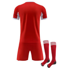 (22(120-130CM)) Rotes Fussball Trainingsset Club Stil fuer Erwachsene und Kinder