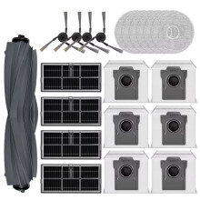 21PCS Vacuum Main Side Brush Filter Mop Cloth Dust Bag Set for MOVA P70 Pro Ultra Vacuum Cleaner Replacement Parts