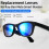 Polarized Lens for Meta   Glasses RW4006 RW4008 Polarized Replacement Lenses Accessories B 6