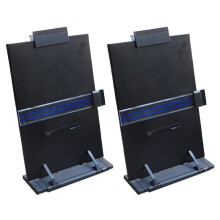 2pcs Desktop Document Holder Stand 7 Adjustable Positions,File Organizer Management Copyholder for Typing Reading