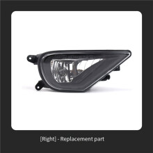 Car Fog Lamp Front Bumper Fog Light Lamp with Bulbs Left+Right for 2016 -2018 7P6941699G 7P6941700G