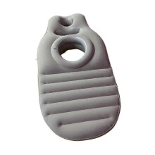 (Gray) Inflatable Pregnancy Pillow with Belly Hole, Portable Maternity Support Pillow Convenient Gift (170x65x22cm)