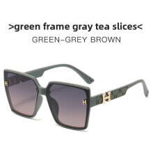 (Green)Classic Fullframe Designer Sunglasses With Uv Protection For Travel And Use Outdoor