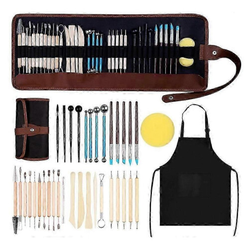 37pcs Ceramic Tools Clay Sculpting Set, Polymer Clay Tools Clay Sculpting Tools, Pottery Carving Tool