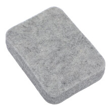 Needle Felting Pad,Grey Sponge Felting Pad 4.65x3.35Inch Thick and Firm Felting Mat Natural Wool Needle Felting Mat