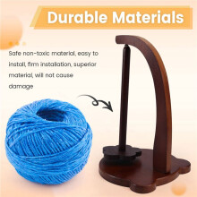Wooden Rotatable Bobbin Holder and High-Performance Magnetic Yarn Holder are Exquisite Gifts for Knitting Enthusiasts.