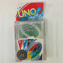 (Wit Box) 2025 New Board Games UNO H2O Card Game WaterProof Pressure Proof PVC Plastic Transparent Kids Toys Playing Cards Birthday Gifts