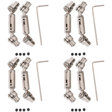 4X Ural Truck RC Car Spare Parts Metal Front Rear Drive Shaft for Henglong WPL Ural B36 B16 C14 C24 B24