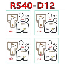 (RS40-D12) Repair Kit FOR MIKUNI RS34 RS36 RS38 RS40 Carburetor Motorcycle fuel system FJ1200 GSX-R750 KZ750 ZX900 GS1000 4SETS