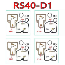 (RS40-D1) Repair Kit FOR MIKUNI RS34 RS36 RS38 RS40 Carburetor Motorcycle fuel system FJ1200 GSX-R750 KZ750 ZX900 GS1000 4SETS