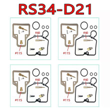(RS34-D21) Repair Kit FOR MIKUNI RS34 RS36 RS38 RS40 Carburetor Motorcycle fuel system FJ1200 GSX-R750 KZ750 ZX900 GS1000 4SETS